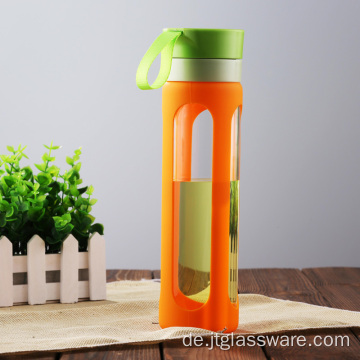 Outdoor Sports tragbare Wasserflasche aus Glas